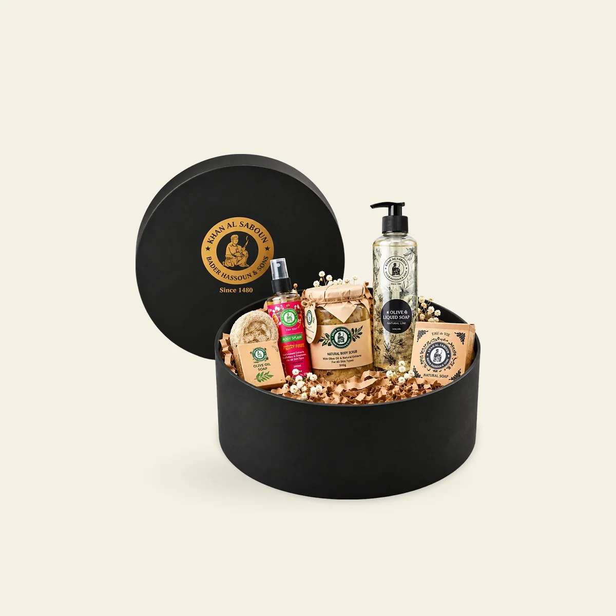 Large Round Box – Black