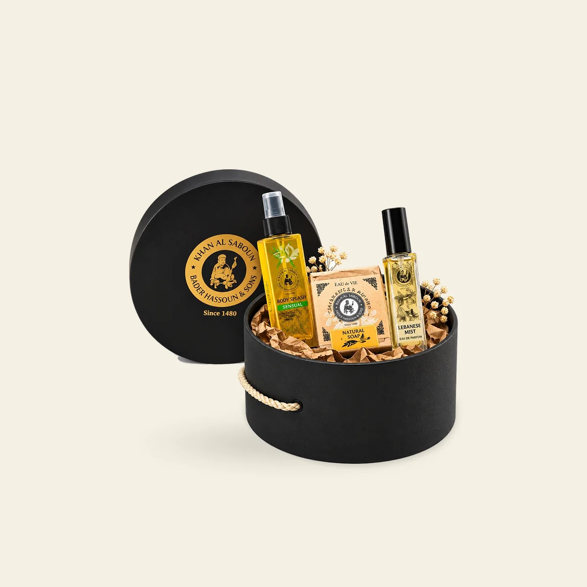 Medium Round Box – Black