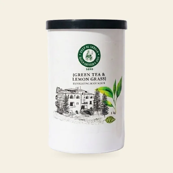 Body Scrub Green Tea-1KG, Khan Al Saboun Professional Line (wholesale only)
