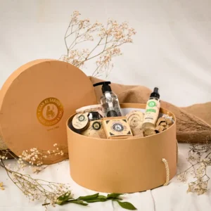 Large Round Box – Beige