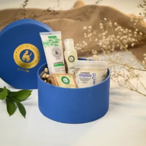 Small Round Box-Blue